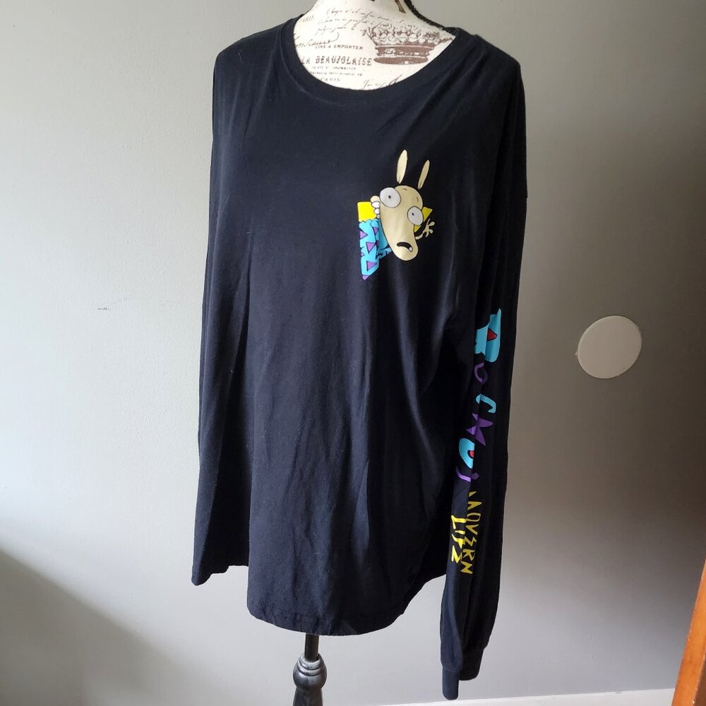 EUC, Men's, Rocko's Modern Life, UNIQUE, Long Sleeved Shirt